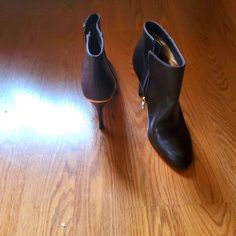 Coach leather boots